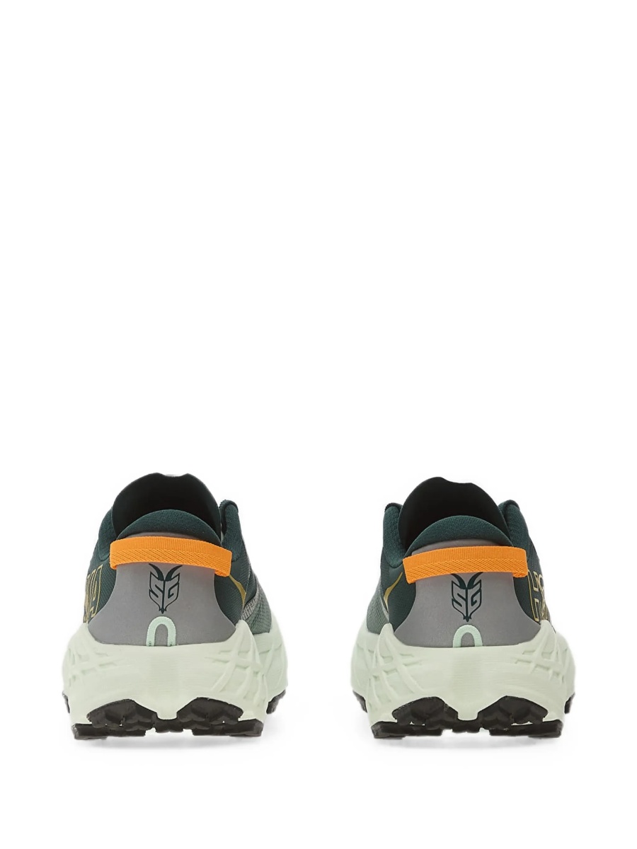 Sneakers Hoka One One verzi din material textil - Img 3