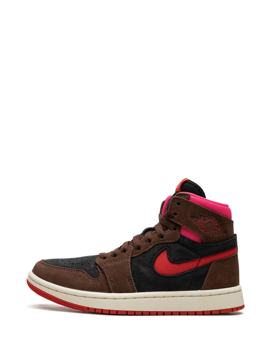 Sneakers Jordan air jordan 1 maro din material textil si piele intoarsa - Img 5