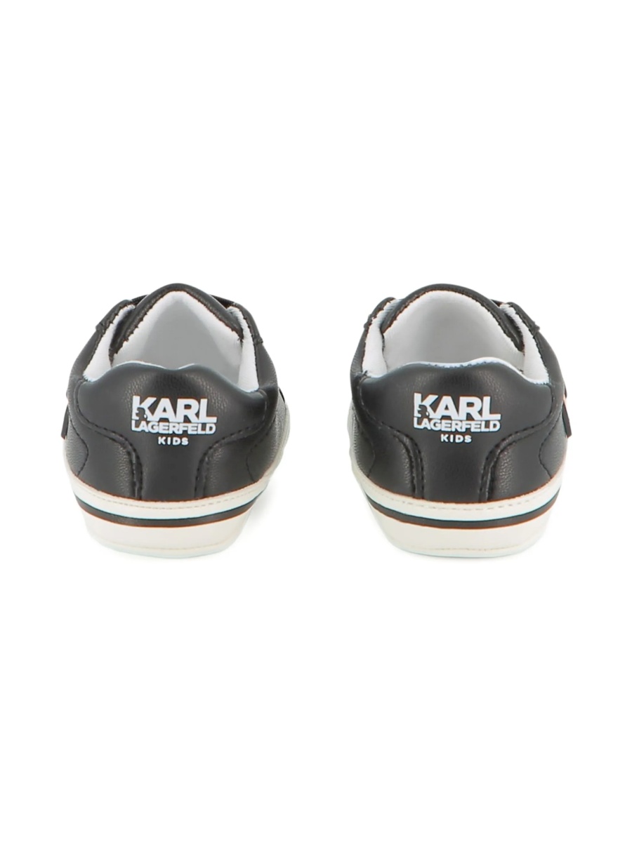 Sneakers Karl Lagerfeld negri din piele eco - Img 5