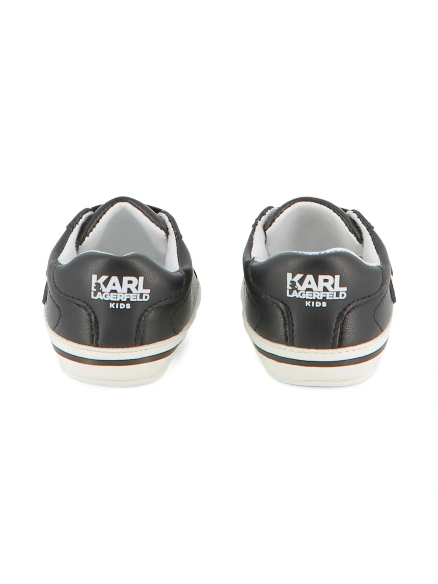 Sneakers Karl Lagerfeld negri din piele eco - Img 5
