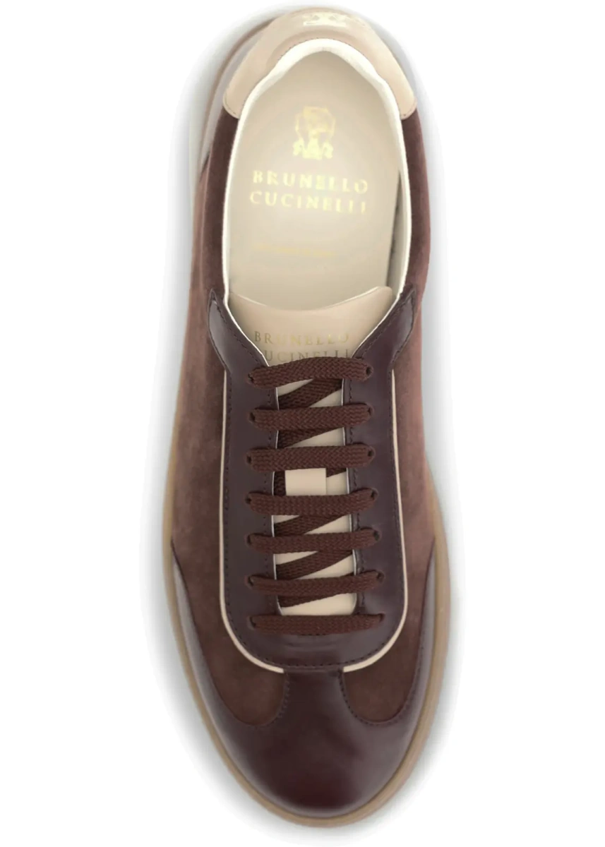 Sneakers Leather Sneakers with suede details - Img 4