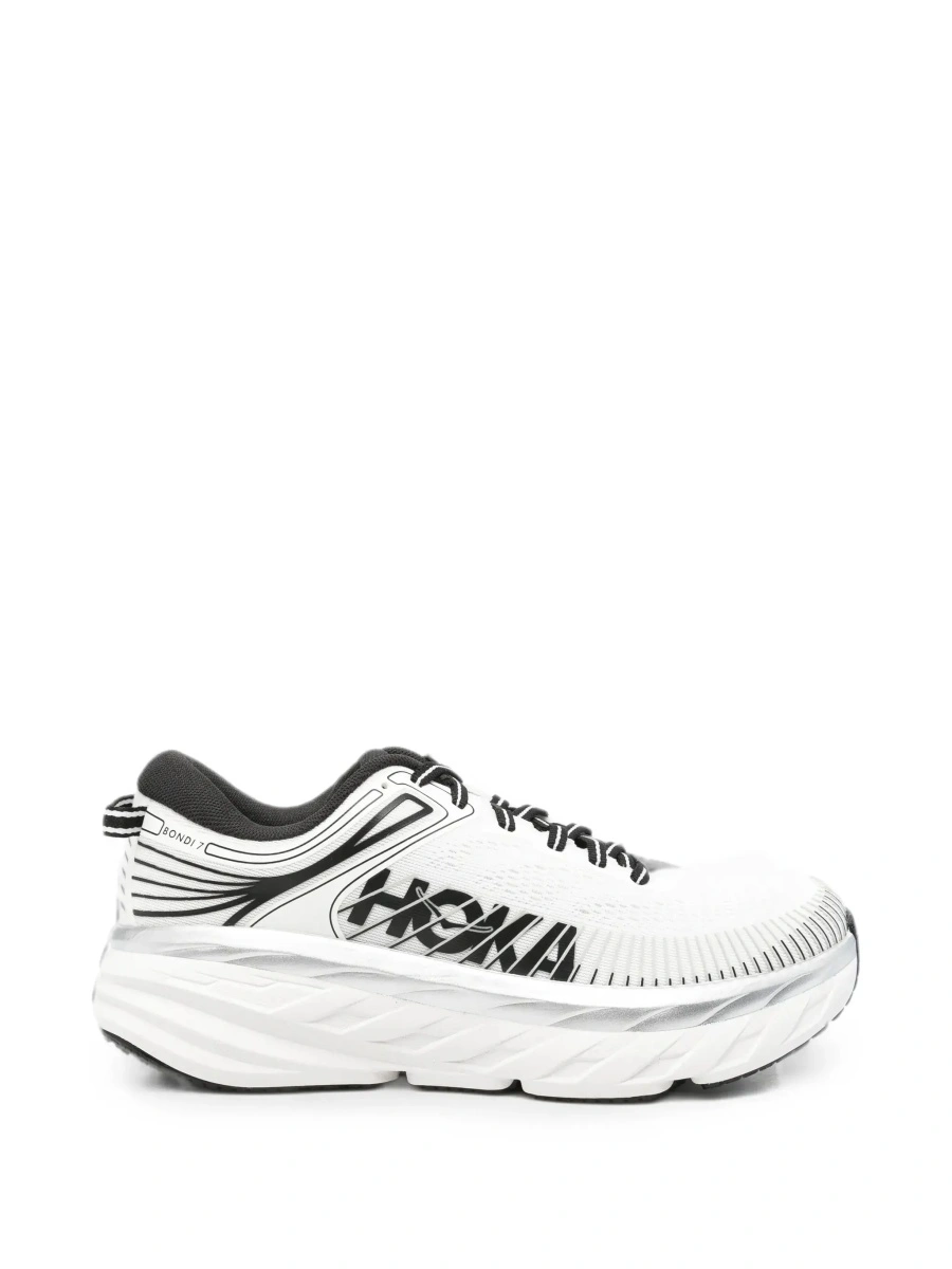Sneakers 'M Bondi 7' White Low Top Sneaker with Logo on the Tongue and Perforated Design in Tech Fabric Unisex - Img 8