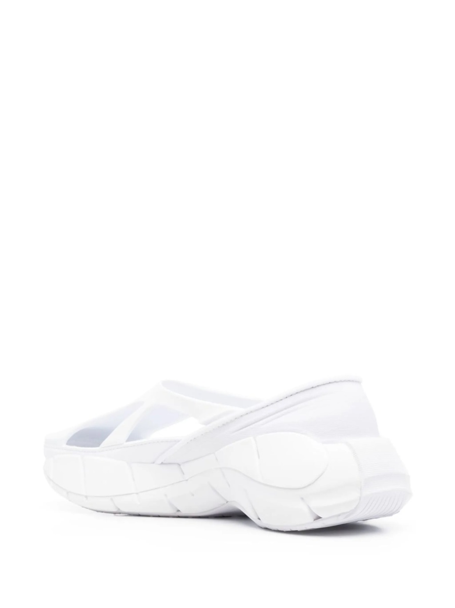 Sneakers MAISON MARGIELA X REEBOK albi din cauciuc - Img 3