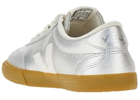 Sneakers Metallic leather 'Volley' sneakers - Img 3