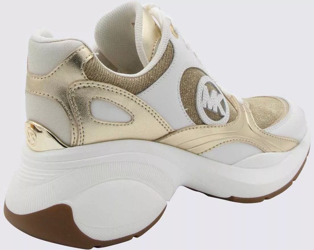 Sneakers MICHAEL KORS PALE GOLD LEATHER ZUMA SNEAKERS* - Img 2