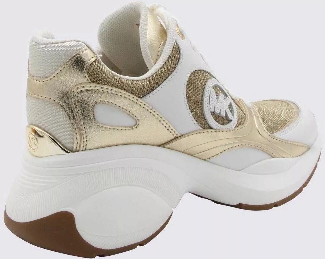 Sneakers MICHAEL KORS PALE GOLD LEATHER ZUMA SNEAKERS* - Img 2