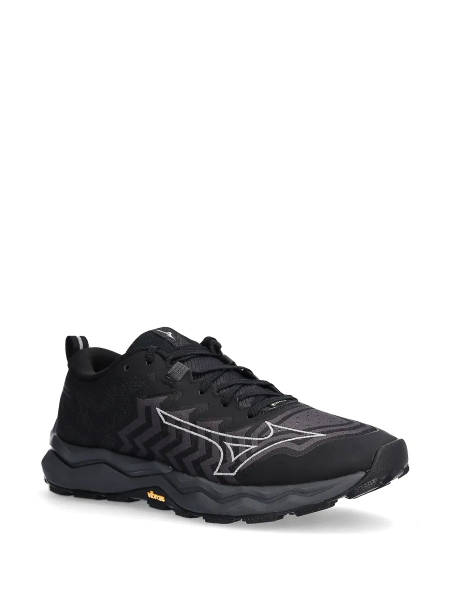 Sneakers Mizuno negri din material textil - Img 2