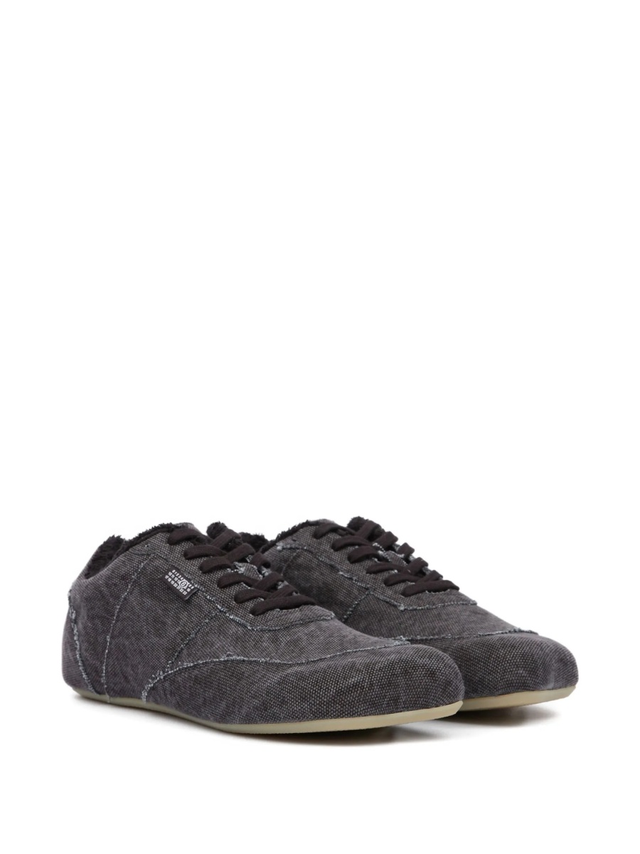 Sneakers MM6 Maison Margiela gri din bumbac - Img 2