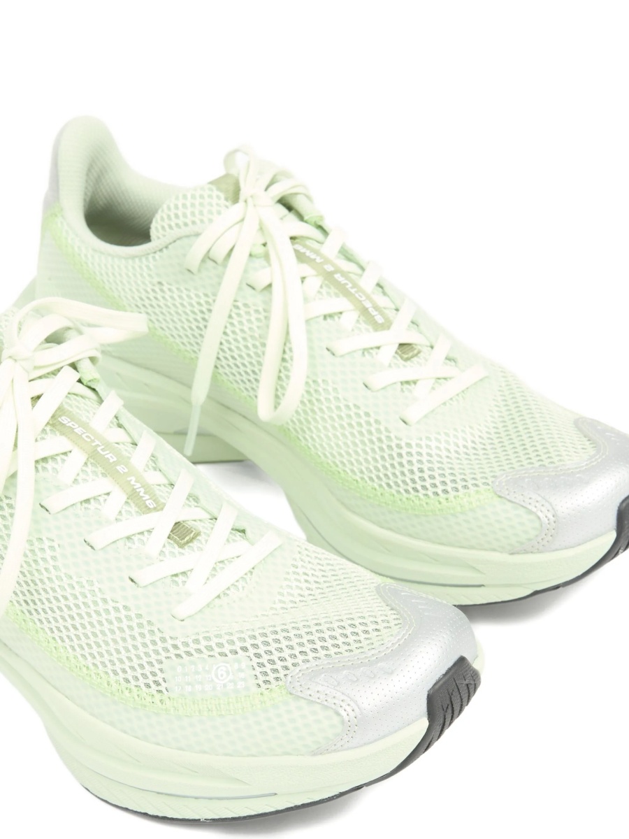 Sneakers MM6 Maison Margiela verzi din polyester - Img 5