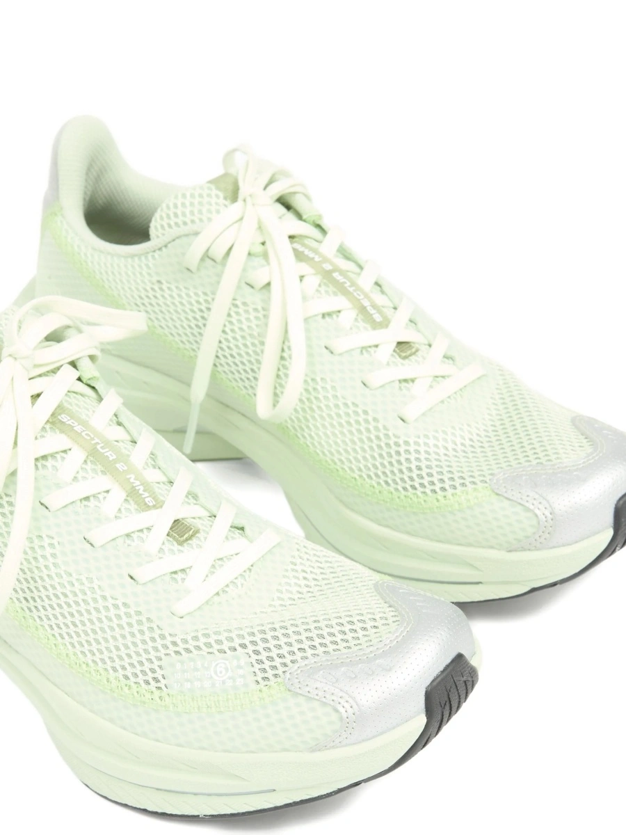 Sneakers MM6 Maison Margiela verzi din polyester - Img 5