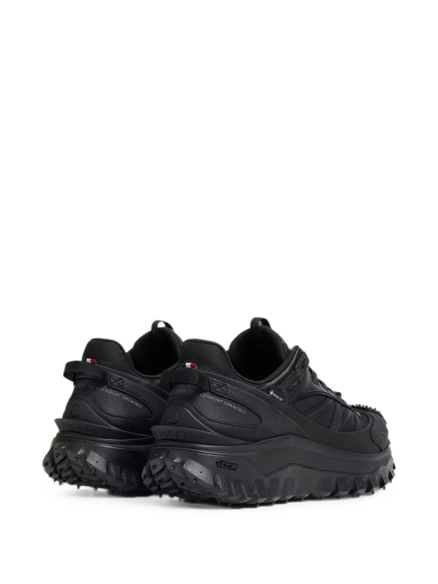 Sneakers Moncler negri din piele si poliamida - Img 3