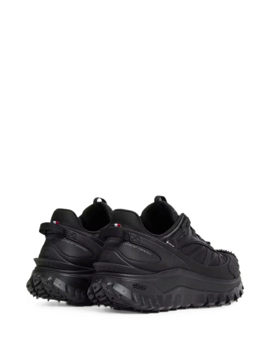 Sneakers Moncler negri din piele si poliamida - Img 3