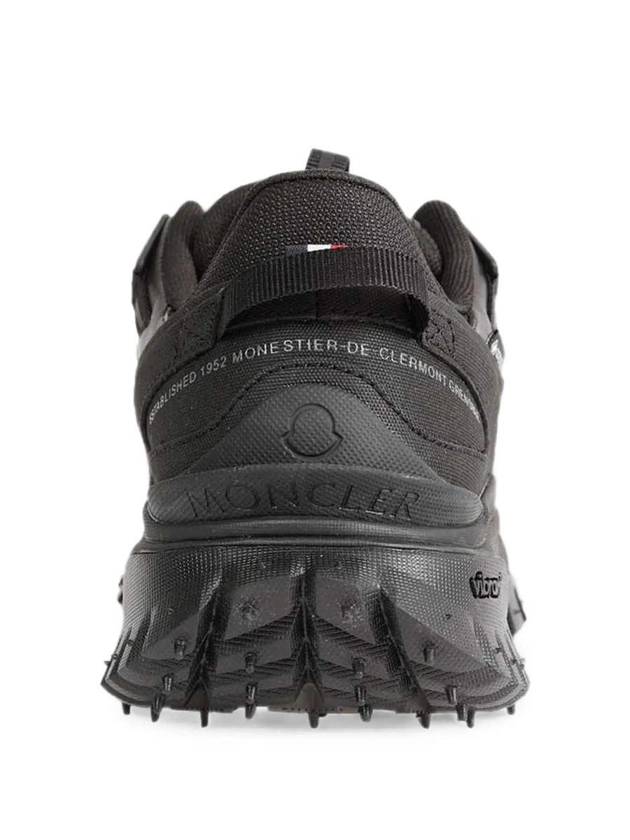 Sneakers Moncler 'Trailgrip' negri din piele si material textil - Img 5
