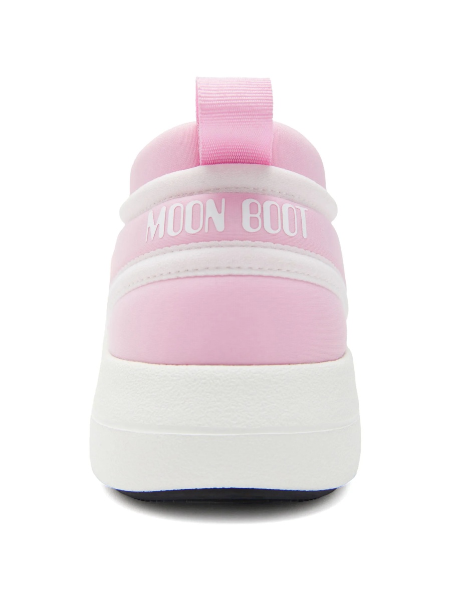 Sneakers Moon Boot roz din poliuretan si poliamida - Img 4