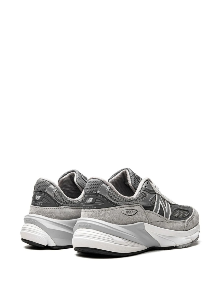 Sneakers New Balance 990 gri din poliamida si piele - Img 3