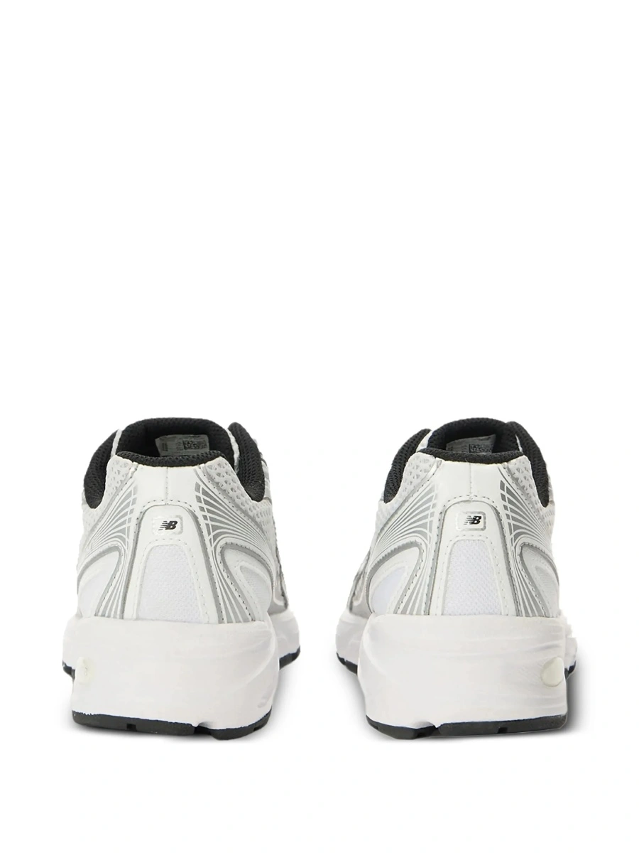 Sneakers New Balance albi din material textil si poliuretan - Img 4