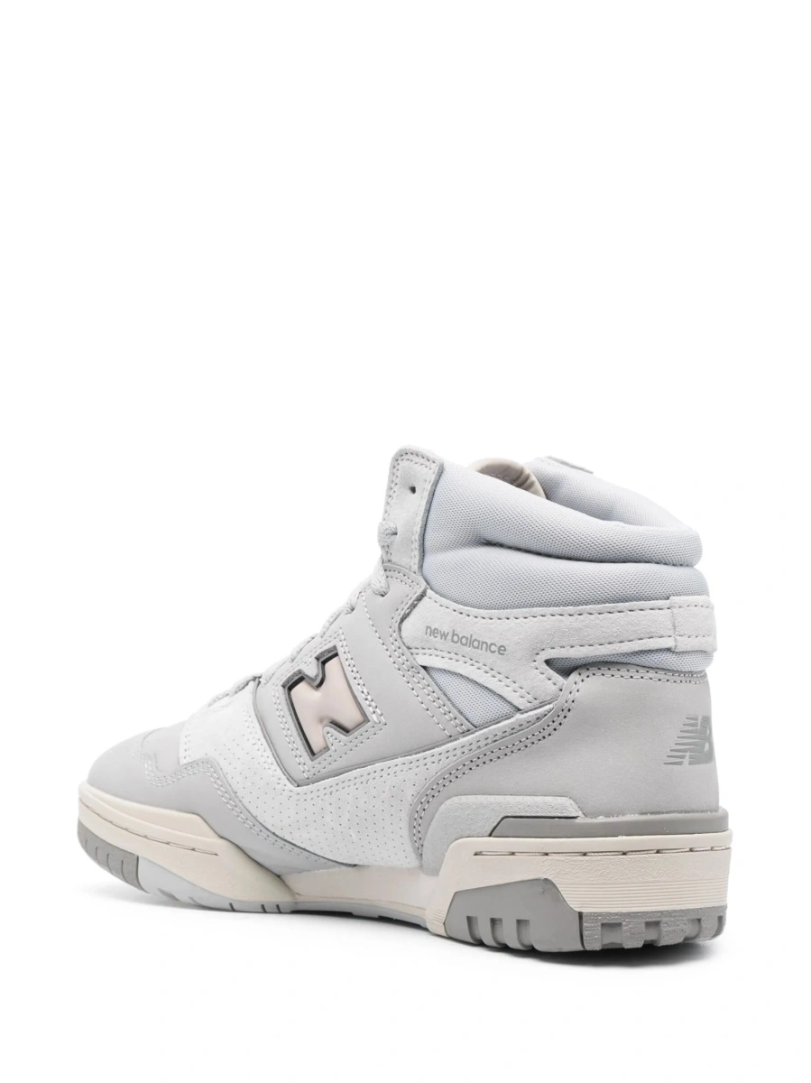 Sneakers New Balance gri din material textil si piele - Img 3