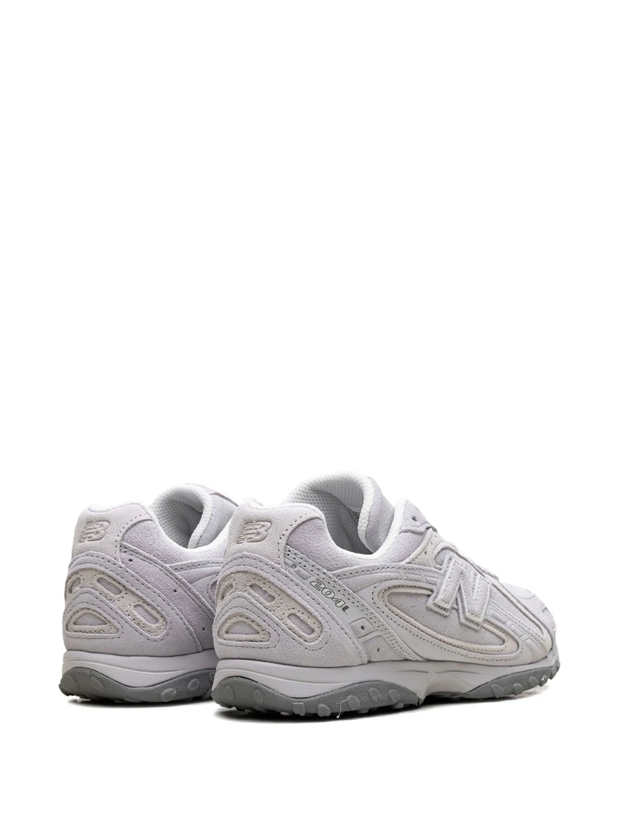 Sneakers New Balance gri din piele intoarsa - Img 4