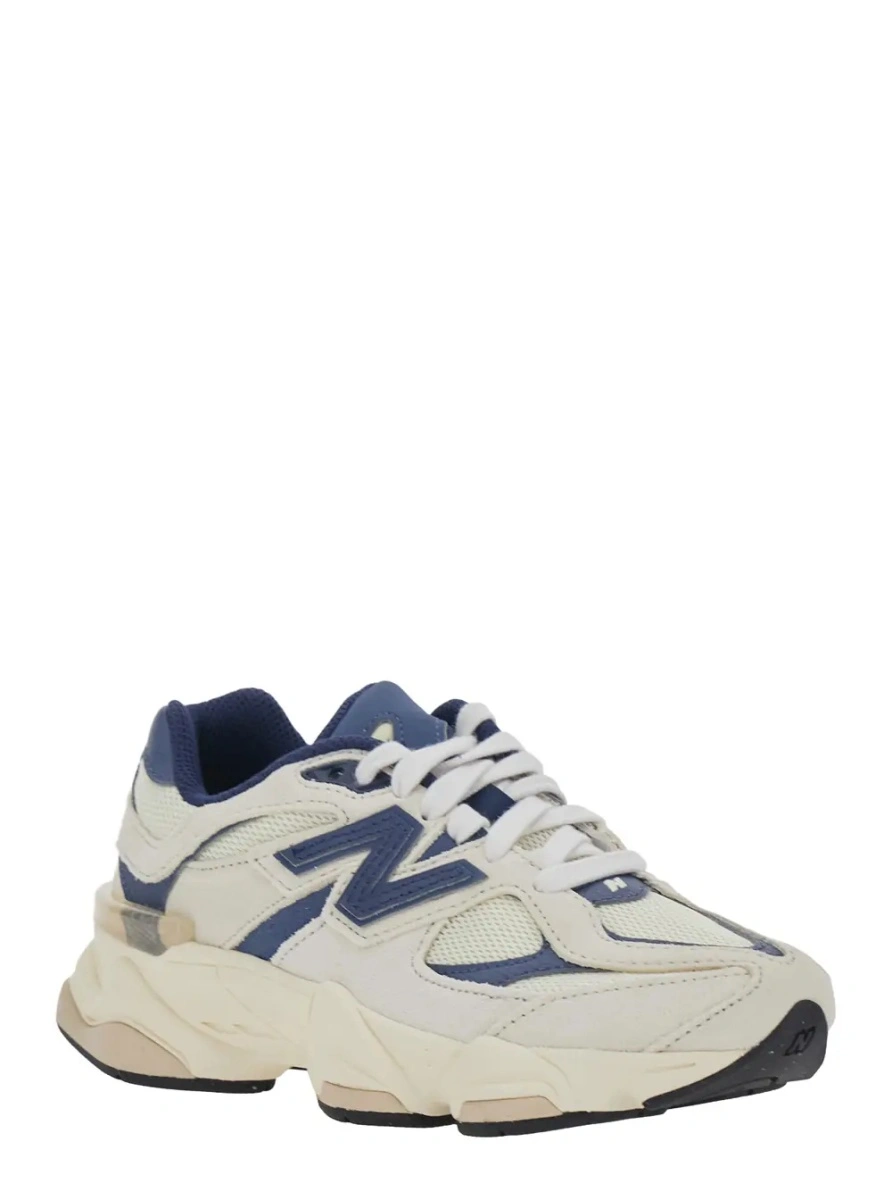 Sneakers New Balance Kids albastri din textil - Img 2