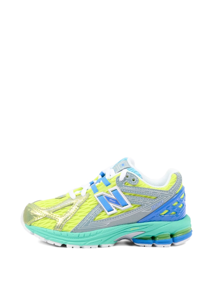 Sneakers New Balance Kids galbeni din material textil - Img 5