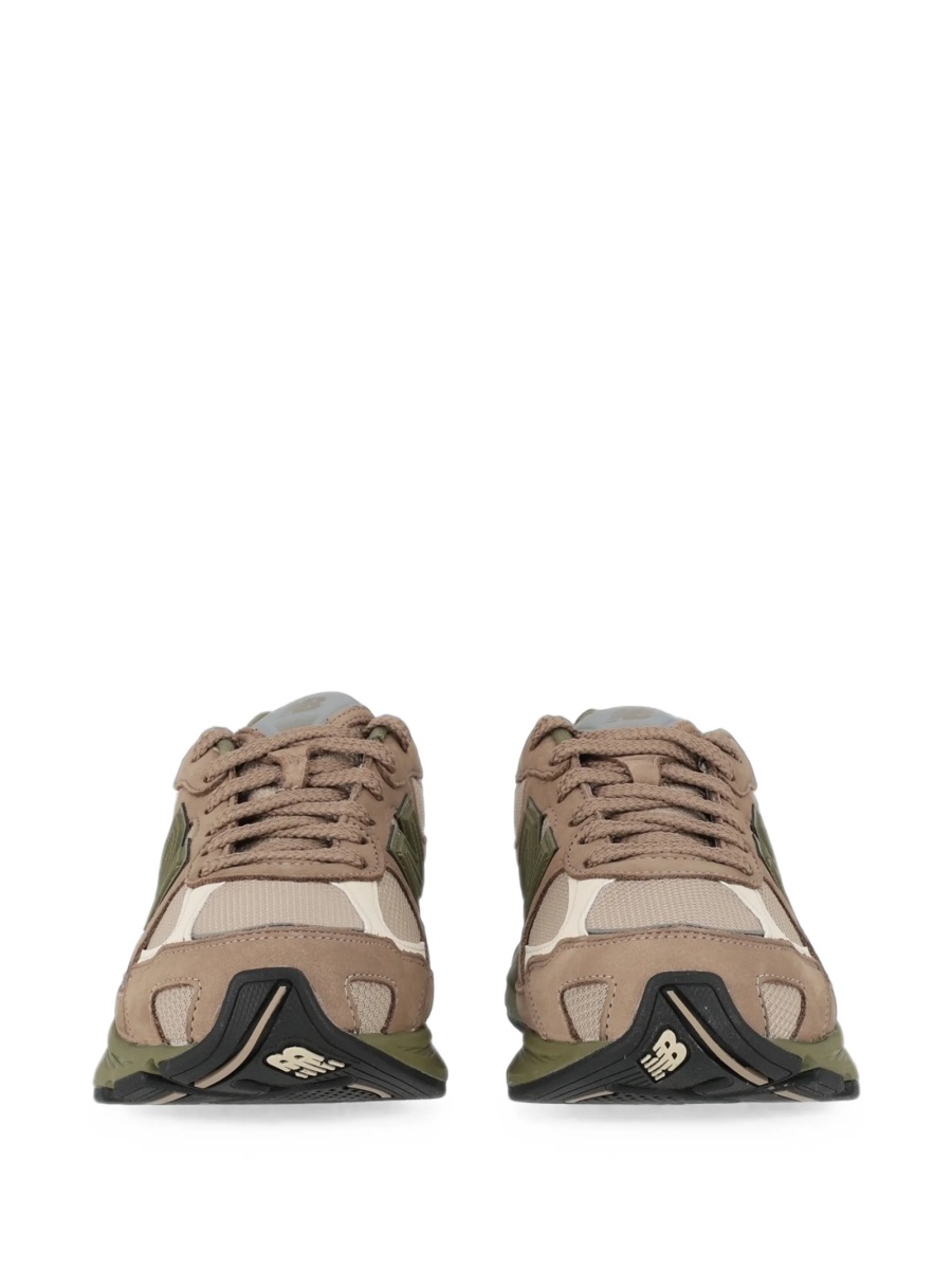Sneakers New Balance maro din plasa si piele - Img 4