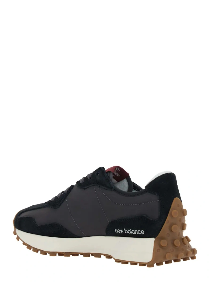 Sneakers New Balance negri din piele intoarsa - Img 3