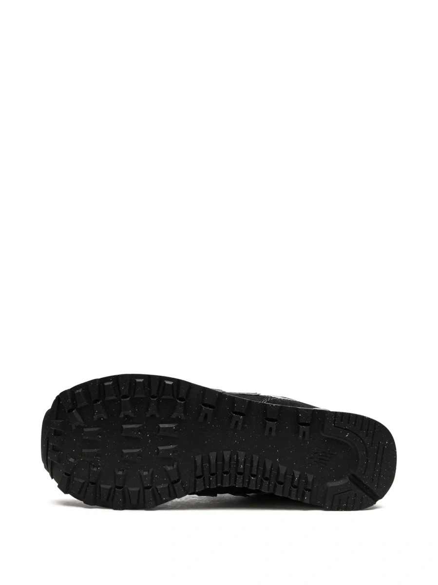 Sneakers New Balance negri din piele si material textil - Img 7
