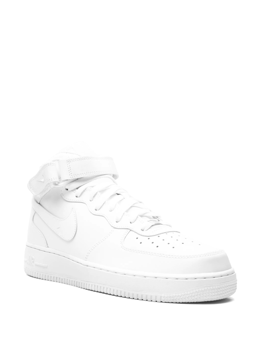 Sneakers Nike air force 1 albi din piele - Img 2