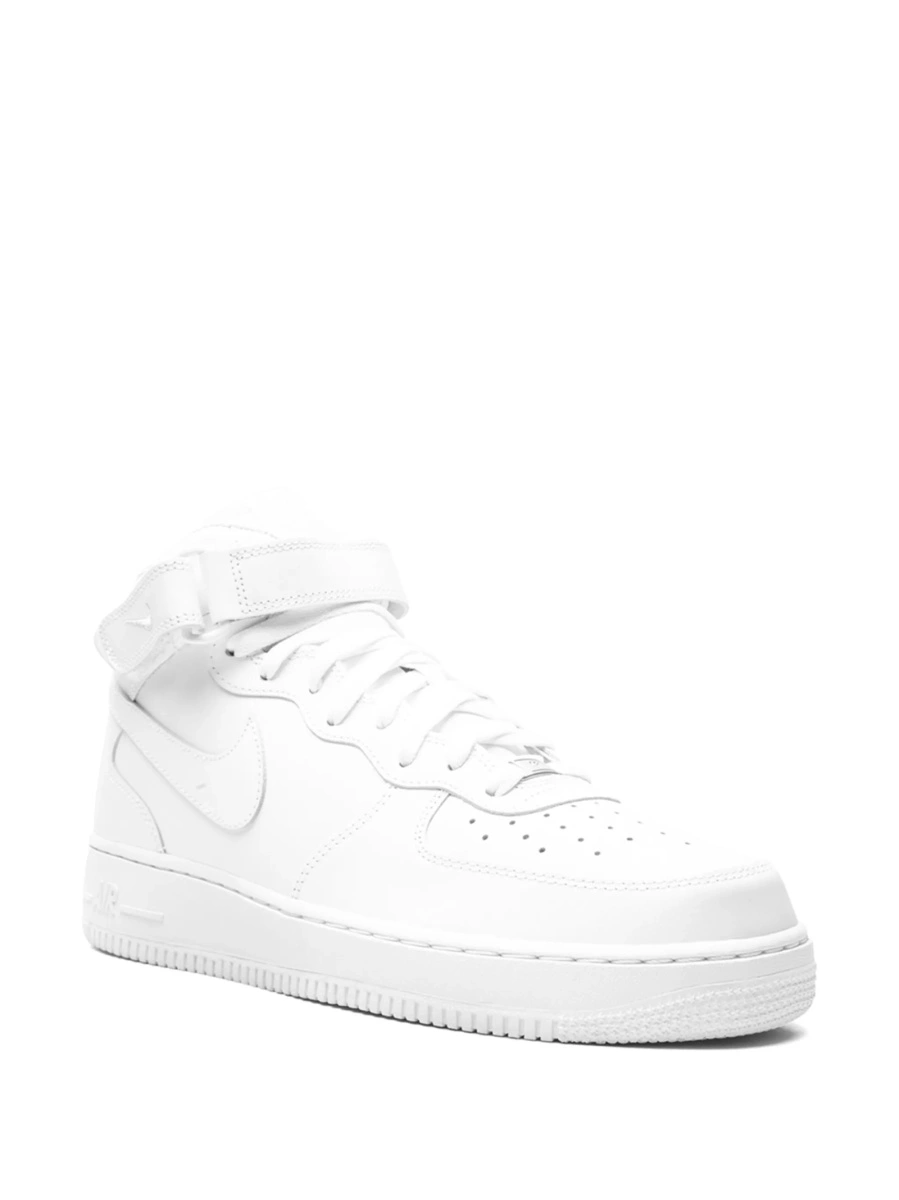 Sneakers Nike air force 1 albi din piele - Img 2