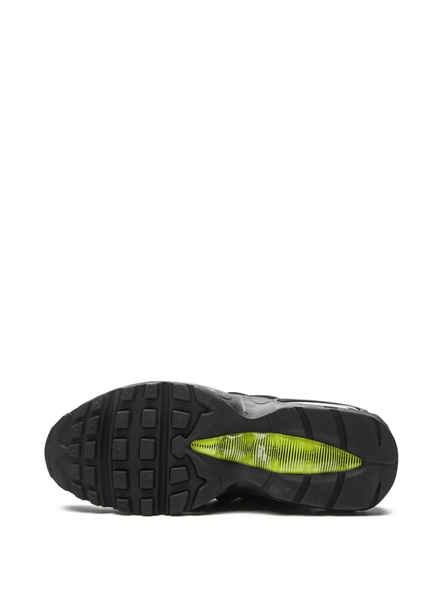 Sneakers Nike air max negri din piele si material textil - Img 4