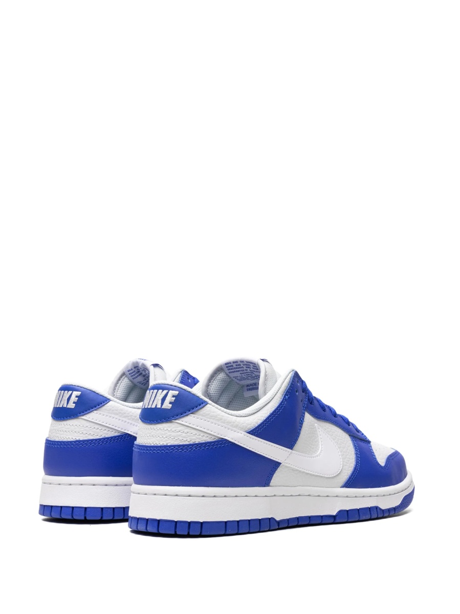 Sneakers Nike dunk albastri din piele si poliuretan - Img 3