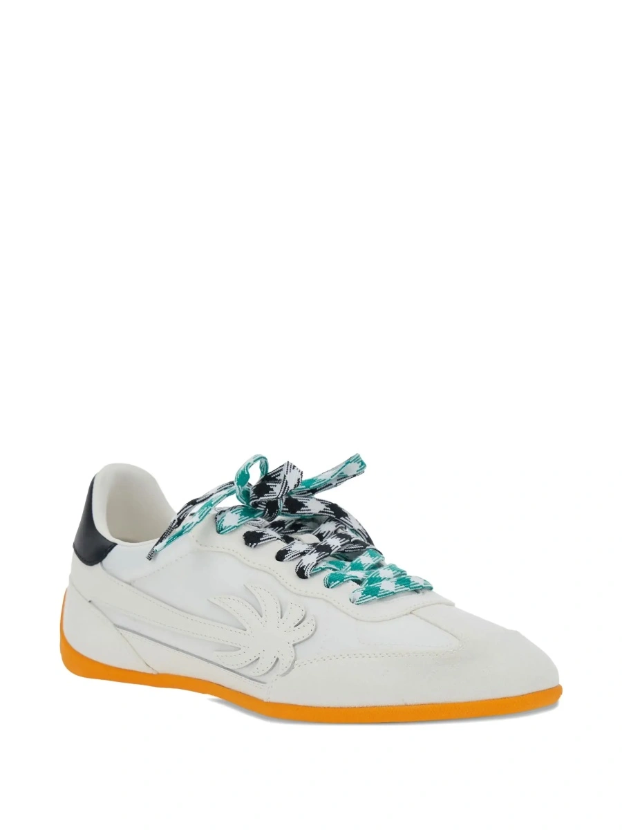 Sneakers Palm Angels albi din piele - Img 5