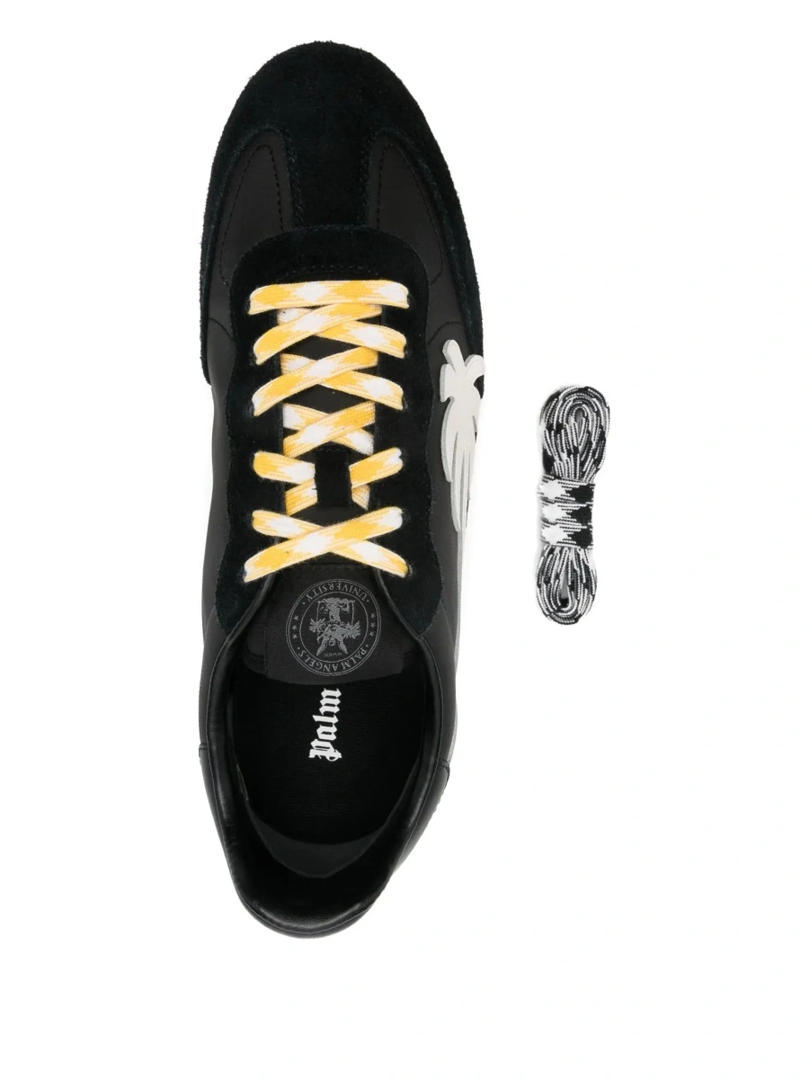 Sneakers Palm Angels negri din piele - Img 7