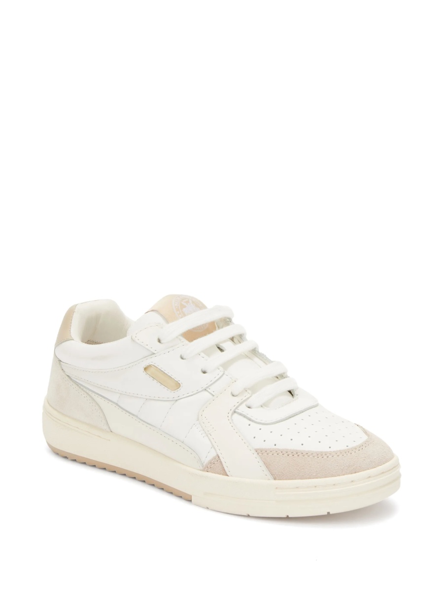 Sneakers Palm Angels University albi din piele - Img 2