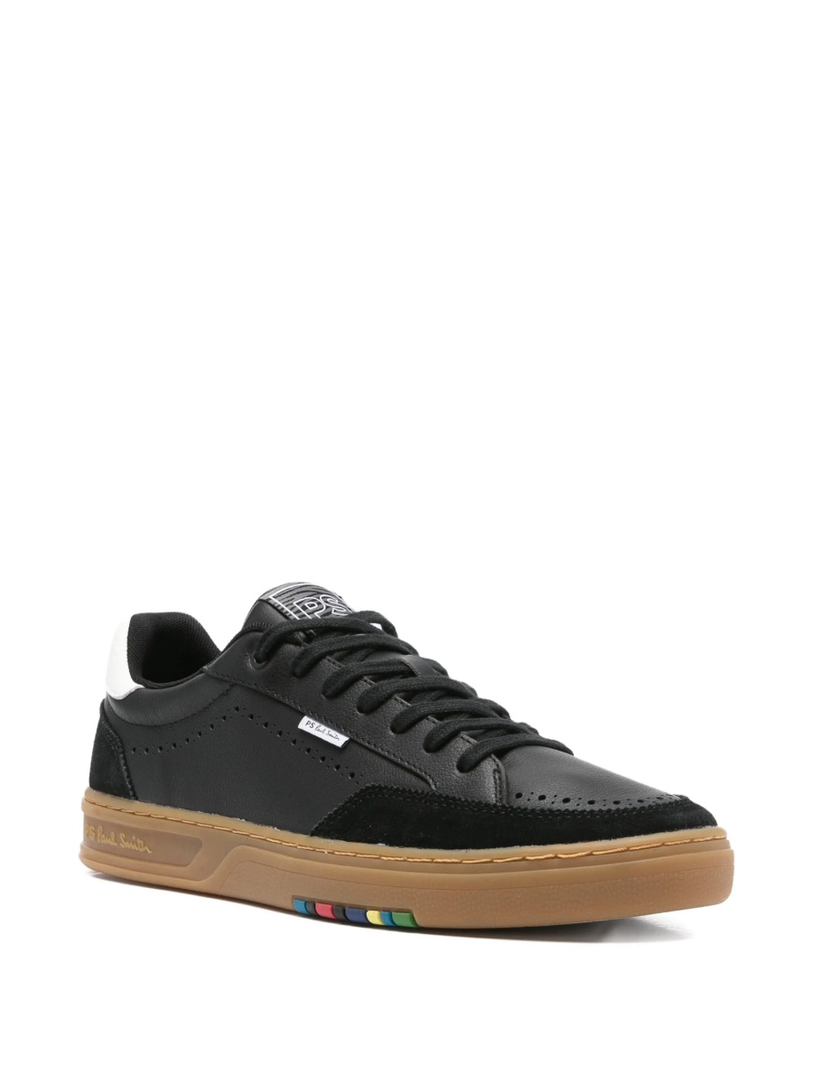 Sneakers Paul Smith negri din piele - Img 2