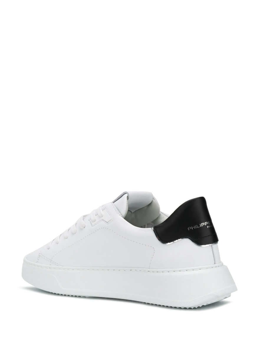 Sneakers Philippe Model albi din piele - Img 3