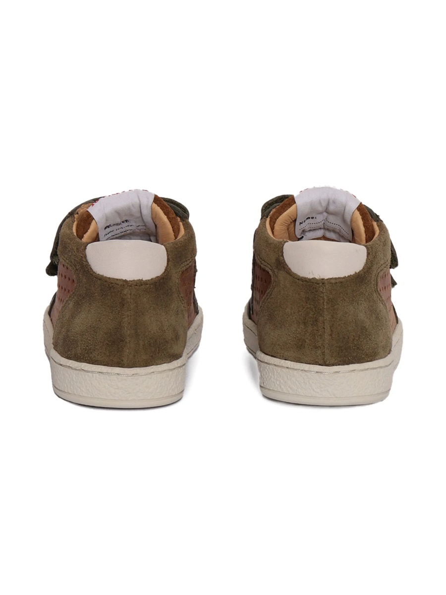 Sneakers POM D'API maro din piele intoarsa - Img 3