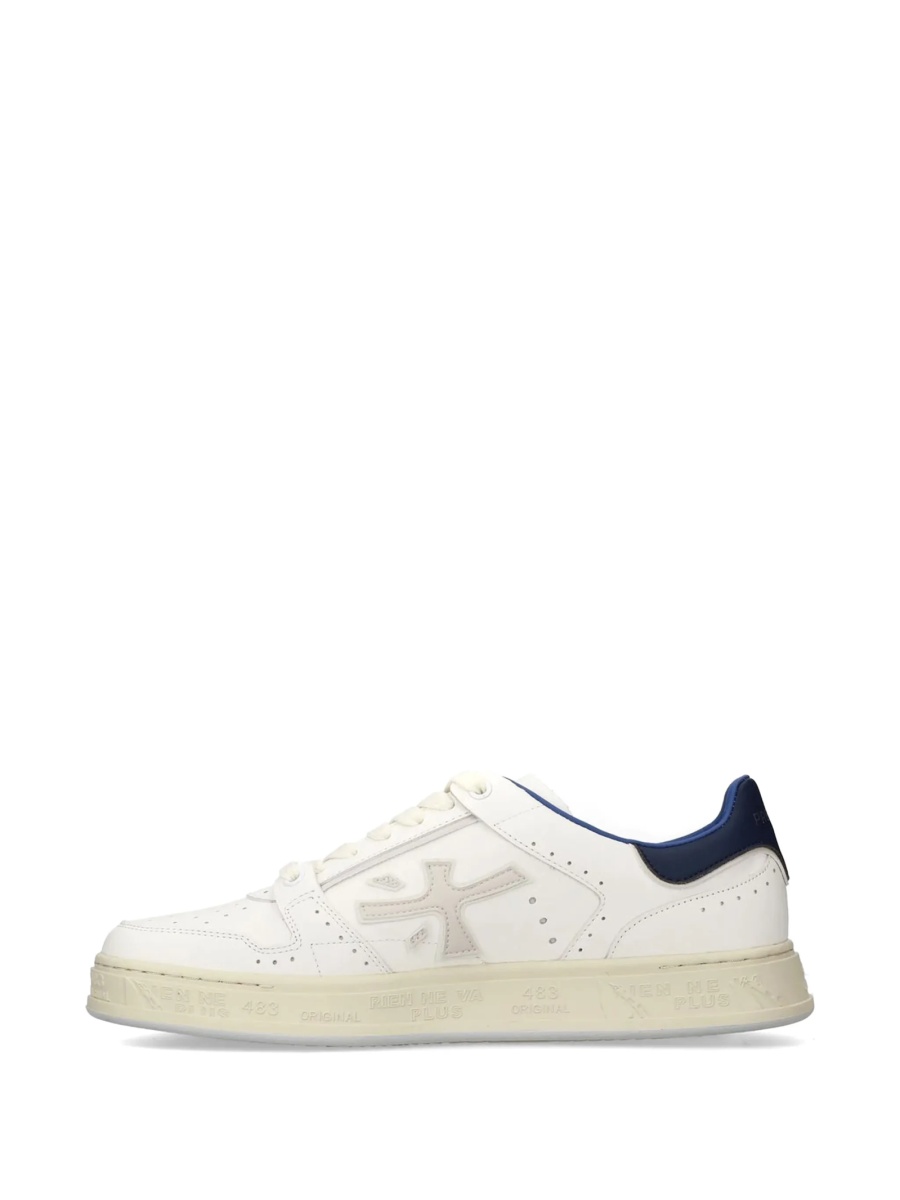 Sneakers Premiata albi din cauciuc si piele - Img 5