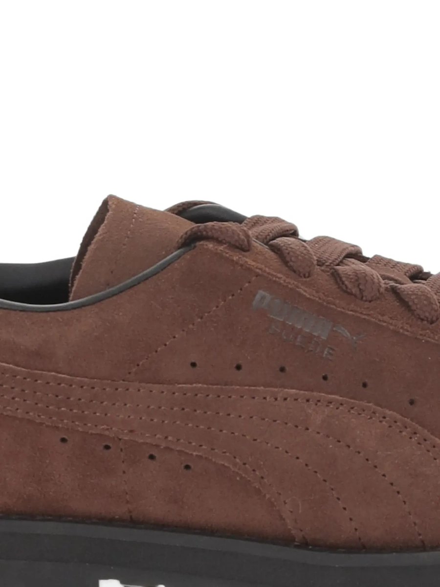 Sneakers PUMA maro din piele intoarsa - Img 8