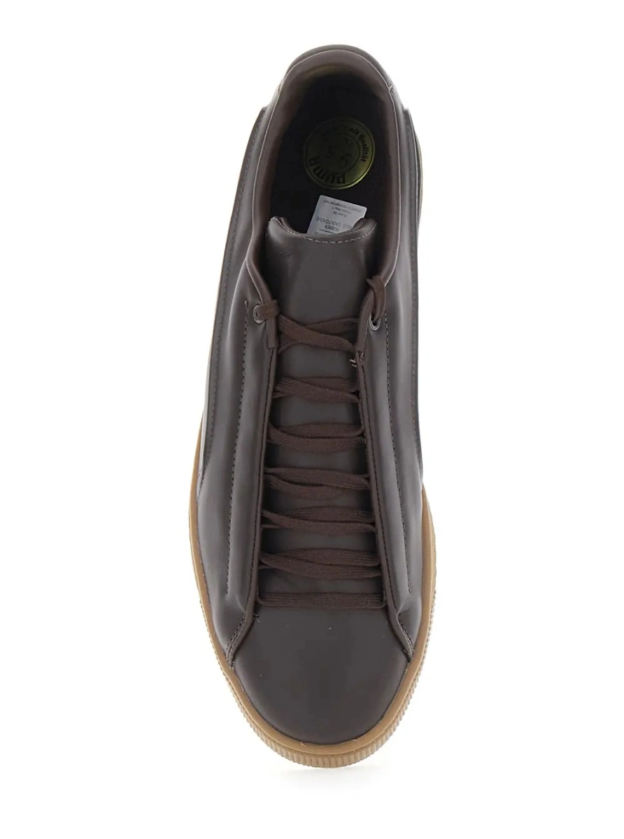 Sneakers PUMA maro din piele - Img 4