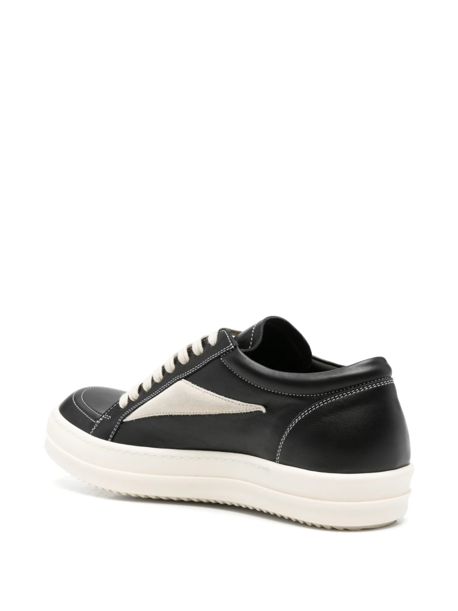 Sneakers Rick Owens negri din piele - Img 3
