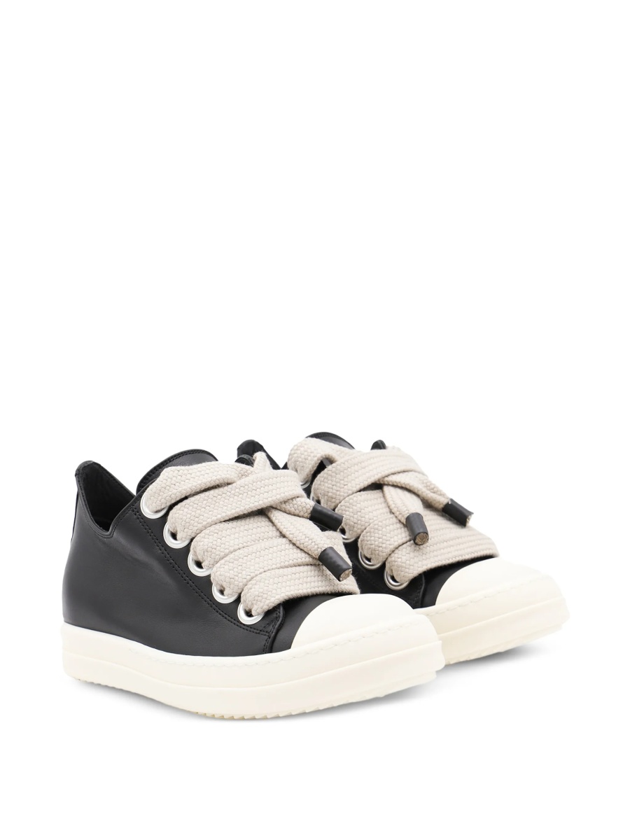 Sneakers Rick Owens negri din piele - Img 2