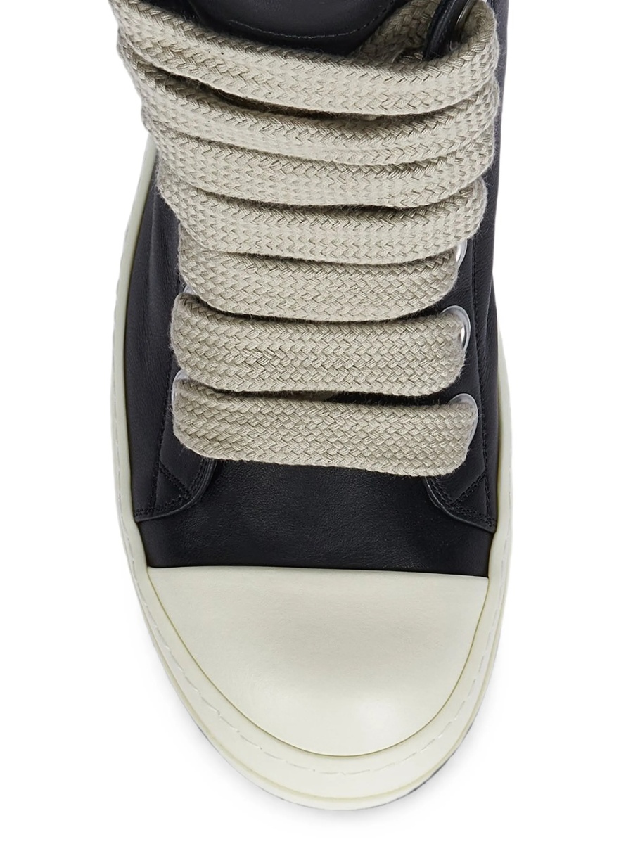 Sneakers Rick Owens negri din piele - Img 4