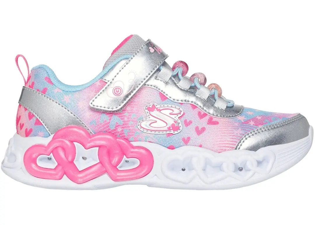 Sneakers S-Lights Infinite Heart Lights-Heart Jewels Silver/Multi - Img 2