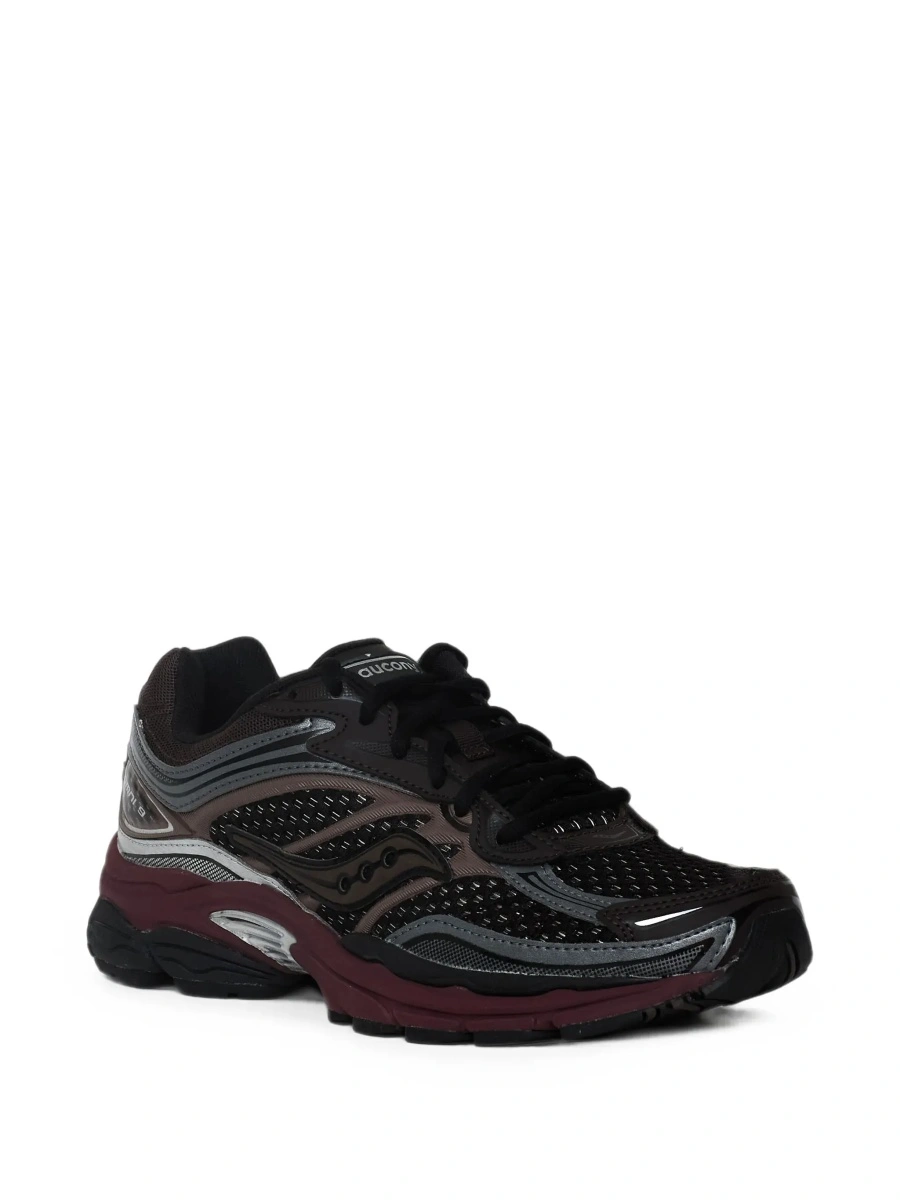 Sneakers Saucony maro din material textil - Img 5