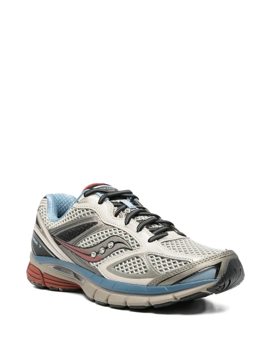 Sneakers Saucony multicolor din mesh si cauciuc - Img 5