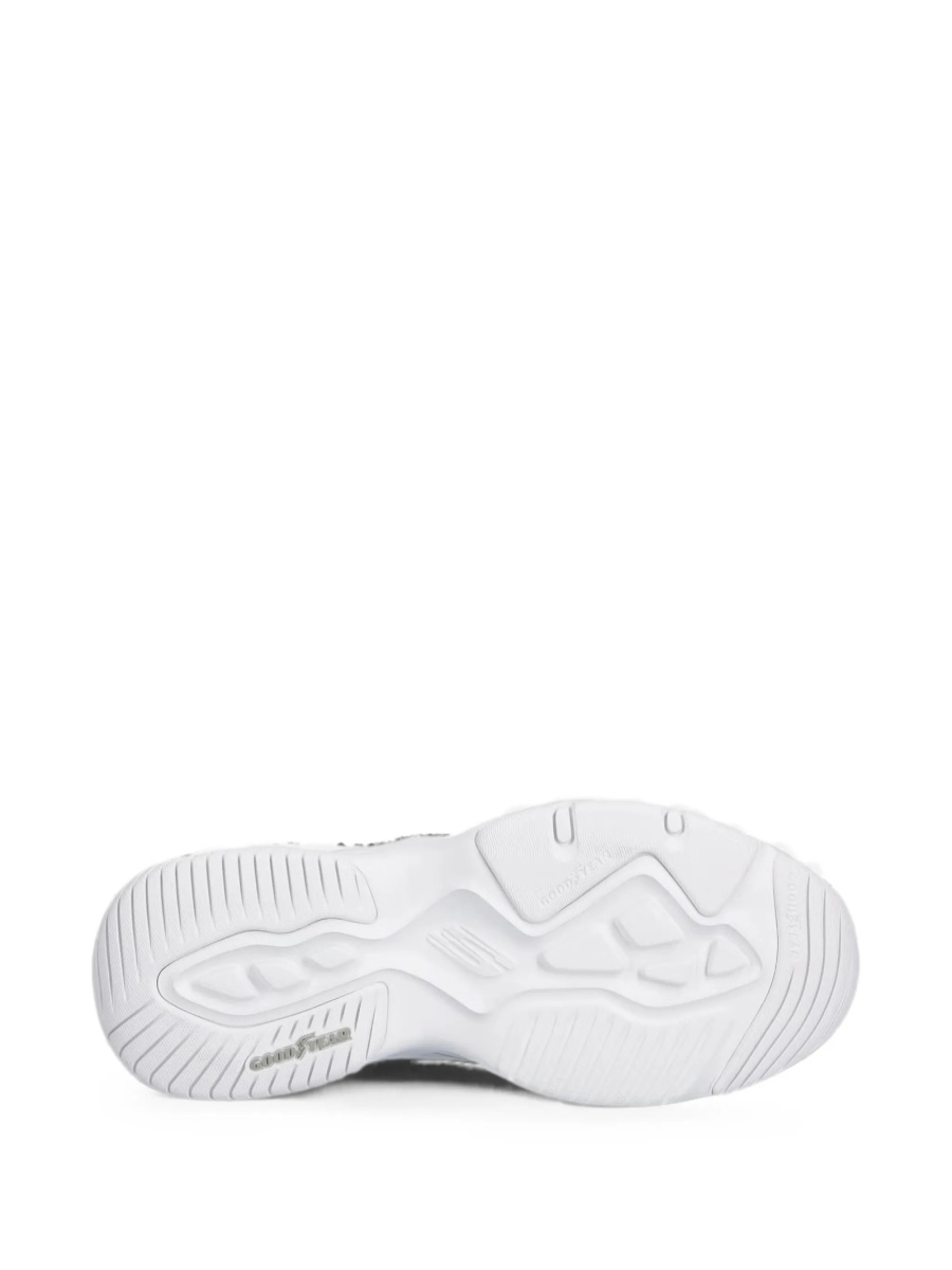 Sneakers SKECHERS albi din piele si poliuretan - Img 5