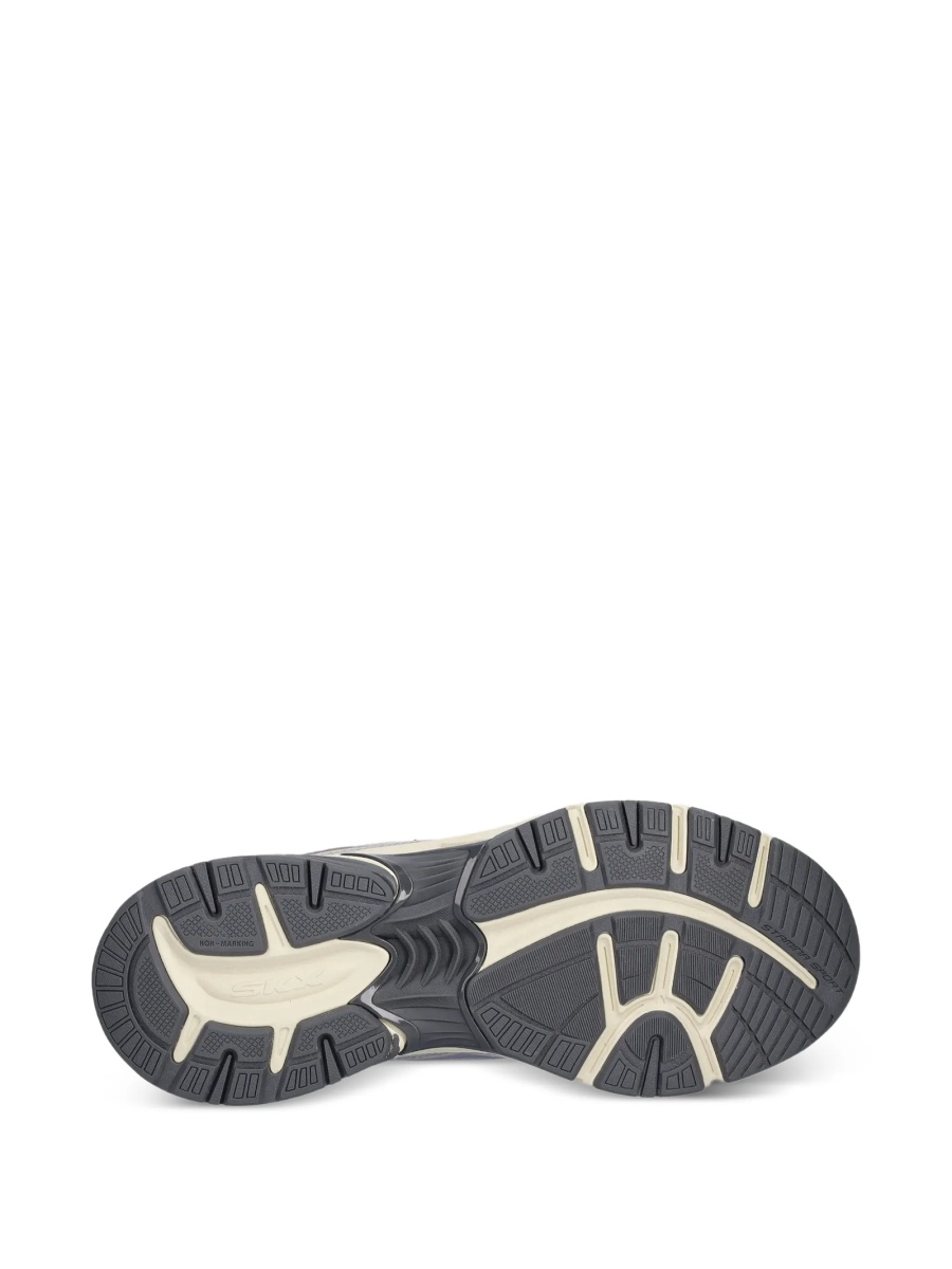 Sneakers SKECHERS gri din piele si plasa - Img 5