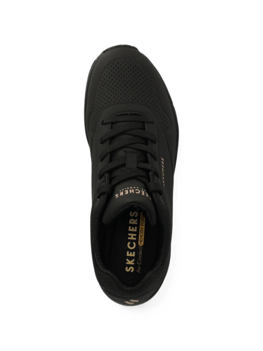 Sneakers SKECHERS negri din material textil si poliuretan - Img 3
