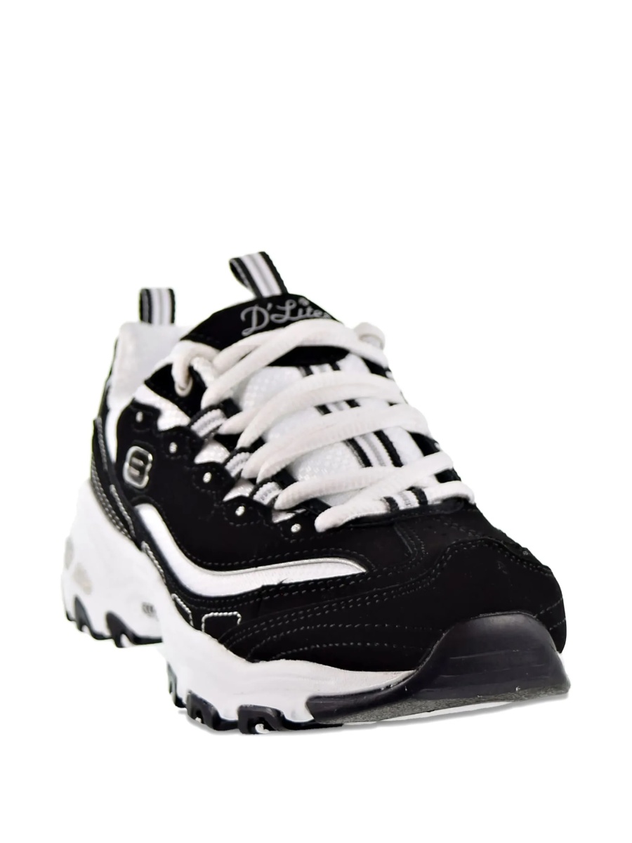 Sneakers SKECHERS negri din piele - Img 2